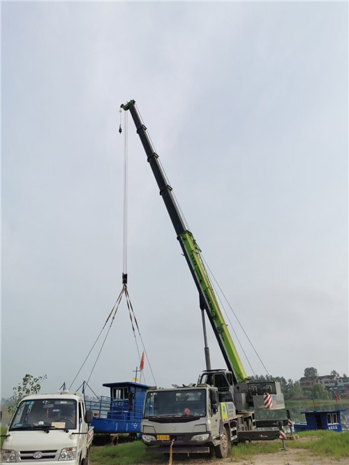 阜新市桥梁建设吊装案例